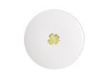 Frühstücksteller VILLEROY & BOCH "Frühstücksteller Good Luck With Love ø 21,2 cm weiß-grün", bunt (weiß, grün), Speiseteller