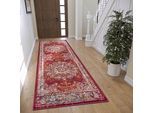Teppich HANSE HOME "Maderno", rot, B:80cm H:8mm L:240cm, Jute, Polyester, Polypropylen (PP), Teppiche, Teppich, Läufer, Orientalisch, Kurzflor, Wohnzimmer, Schlafzimmer, Esszimmer