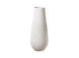 Dekovase VILLEROY & BOCH "Vase Manufacture Collier 26 cm", weiß (blanc), Vasen