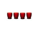 Whiskyglas VILLEROY & BOCH "Becher Boston Coloured 330 ml 4er Set", rot, Glas, Trinkgefäße, Whiskyglas