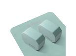 Yogablock YEAZ "Set - Yoga-Blöcke & Handtuch NEXT LEVEL", grün, Yogakissen