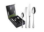 Besteck-Set "Tafelbesteck inkl. Besteckbox Mia 24er Set silber", silber, 24 tlg., PICARD & WIELPÜTZ SOLINGEN, Essbesteck-Sets, Spülmaschinengeeignet
