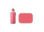 Lunchbox MEPAL "Lunchset Campus 400 ml + 700 ml 2er Set", pink, Lebensmittelaufbewahrungsbehälter, Lunchbox