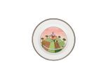 Brotteller VILLEROY & BOCH "Brotteller Dörfchen Design Naif ø 17 cm bunt", bunt, Speiseteller