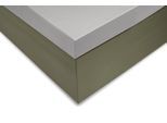 Spannbettlaken ZO HOME "Satinado", grau (ash, grau), B:140cm L:200cm, Mako-Satin, Obermaterial: 100% Baumwolle, Bettlaken, Spannbettlaken, Laken aus 100% Baumwolle, hochwertiges Mako-Satin, Betttuch ab 90x200