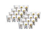 Kinderbecher RITZENHOFF & BREKER "Kindergläser Berufe Jungen 205 ml 24er Set bunt", bunt, Glas, Trinkgefäße, Kinderbecher