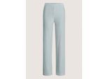 Jerseyhose ALBA MODA "Hose Hose", Damen, Gr. 40, N + K Gr, grün (salbei), Obermaterial: 70% Baumwolle CO. 25% Polyester PES. 5% Elasthan EL., Modern, Hosen Jerseyhose