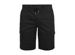 Cargohose SOLID "Cargohose SDHenik", Herren, Gr. M, N-Gr, schwarz, Obermaterial: 98% Baumwolle CO. 2% Elasthan EL., Hosen Cargohose