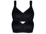 Minimizer-BH SUSA "2er Pack Minimizer BH Milano", Damen, Gr. 90, Cup D, schwarz (schwarz schwarz), Stoff, Obermaterial: 80% Polyamid PA. 17% Elasthan EL. 3% Baumwolle CO., BHs Minimizer-BH