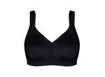 Minimizer-BH SUSA "Minimizer BH ohne Bügel Milano", Damen, Gr. 90, Cup E, schwarz, Stoff, Obermaterial: 80% Polyamid PA. 17% Elasthan EL. 3% Baumwolle CO., BHs Minimizer-BH