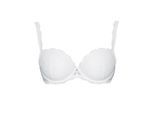 Push-up-BH VIANIA "Push up BH Leni", Damen, Gr. 80, Cup D, weiß, Spitze, Obermaterial: 60% Polyester PES. 28% Polyamid PA. 12% Elasthan EL., BHs Push-up-BH