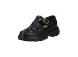 Slipper PAUL GREEN "Paul Green Slipper Leder", Damen, Gr. 40, schwarz, Leder, Schuhe Slipper