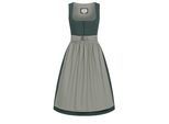 Dirndl NÜBLER "Dirndl Midi Petra", Damen, Gr. 40, EURO, grün, Obermaterial: 65% Baumwolle CO. 35% Polyester PES., Kleider