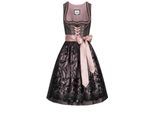 Dirndl NÜBLER "Dirndl midi Selina", Damen, Gr. 40, EURO, schwarz, Obermaterial: 100% Polyester PES., Kleider
