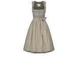 Dirndl NÜBLER "Dirndl midi Gudrun", Damen, Gr. 40, EURO, grün (oliv), Obermaterial: 100% Baumwolle CO., Kleider