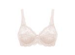 Bügel-BH SUSA "BH mit Bügel Latina", Damen, Gr. 105, Cup F, beige (pure beige), Spitze, Obermaterial: 77% Polyamid PA. 15% Baumwolle CO. 8% Elasthan EL., BHs Bügel-BH