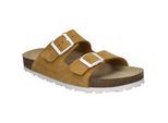 Sandale JOSEF SEIBEL "Hermine 01, gelb-kombi", Damen, Gr. 43, gelb (gelb, kombi), Obermaterial: 100% Rindsleder Leather cow., Schuhe Sandale