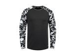 Rundhalsshirt SOLID "Rundhalsshirt SDCajus", Herren, Gr. M, grau (dar grau m), Obermaterial: 100% Baumwolle CO., Shirts Rundhalsshirt