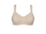 Bügelloser BH SUSA "BH ohne Bügel Montreal", Damen, Gr. 75, Cup E, beige, Stoff, Obermaterial: 75% Polyamid PA. 25% Elasthan EL., BHs