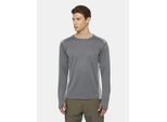 Kapuzensweatshirt DICKIES "Dickies Workwear T-Shirt L/S PERFORMANCE TEMP IQ365 TEE", Mädchen, Gr. XL, schwarz heather, Obermaterial: 100% Polyester. Futter: 58% Polyester, 42% Polyamid, Sweatshirts