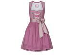 Dirndl NÜBLER "Mini Dirndl Golda", Damen, Gr. 38, EURO, rosa, Obermaterial: 100% Polyester PES., Kleider