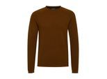 Strickfleece-Pullover 11 PROJECT "Strickpullover PRDacio", Herren, Gr. XXL, braun (monk's robe), Obermaterial: 100% Baumwolle CO., Pullover