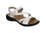 Sandale JOSEF SEIBEL "Ibiza 70, weiss", Damen, Gr. 44, weiß, Obermaterial: 100% Rindsleder Leather cow., Schuhe Sandale