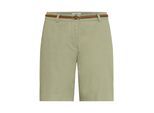 Shorts OXMO "Shorts OXDaney", Damen, Gr. 38, N-Gr, grün (oil grün), Obermaterial: 98% Baumwolle CO. 2% Elasthan EL., Hosen Shorts
