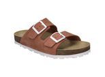 Sandale JOSEF SEIBEL "Hermine 01, koralle", Damen, Gr. 42, blau (koralle), Obermaterial: 100% Rindsleder Leather cow., Schuhe Sandale