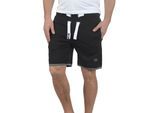 Sweatshorts SOLID "Sweatshorts SDBenjamin", Herren, Gr. XL, N-Gr, schwarz, Obermaterial: 50% Baumwolle CO. 50% Polyester PES., Hosen Sweatshorts