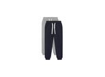Jogginghose MINYMO "Jogginghose MIBoys", Jungen, Gr. 122, N-Gr, blau (schwarz navy), Obermaterial: 60% Baumwolle CO. 40% Polyester PES., Hosen Jogginghose