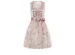 Dirndl NÜBLER "Dirndl mini Tessa", Damen, Gr. 36, EURO, beige, Obermaterial: 100% Polyester PES., Kleider, Topseller