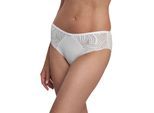 Slip SUSA "Damen Slip Nizza", Damen, Gr. 50, weiß, Stoff, Obermaterial: 70% Baumwolle CO. 21% Polyamid PA. 9% Elasthan EL., Unterhosen Slip