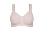 Entlastungs-BH SUSA "Vorderverschluss BH London", Damen, Gr. 80, Cup D, beige (sand), Stoff, Obermaterial: 77% Polyamid PA. 23% Elasthan EL., BHs Entlastungs-BH