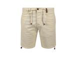 Leinenhose INDICODE "Leinenhose IDMoses", Herren, Gr. L, N-Gr, beige (fog), Obermaterial: 55% Leinen LI. 45% Baumwolle CO., Hosen