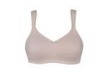 Minimizer-BH SUSA "Minimizer ohne Bügel Nizza", Damen, Gr. 95, Cup E, beige (sand), Obermaterial: 75% Baumwolle CO. 20% Polyamid PA. 5% Elasthan EL., BHs Minimizer-BH