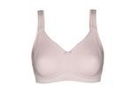Minimizer-BH SUSA "Minimizer BH ohne Bügel Milano", Damen, Gr. 85, Cup C, beige (sand), Stoff, Obermaterial: 80% Polyamid PA. 17% Elasthan EL. 3% Baumwolle CO., BHs Minimizer-BH