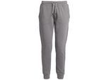 Sweathose OXMO "Sweathose OXPolah", Damen, Gr. L, N-Gr, grau (gray melange), Obermaterial: 70% Baumwolle CO. 30% Polyester PES., Hosen Sweathose