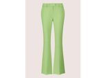 Bügelfaltenhose MADELEINE "Hose Leicht ausgestellte Bügelfalten-Hose", Damen, Gr. 42, N-Gr, grün (kiwi), Obermaterial: 51% Baumwolle CO. 44% Polyester PES. 5% Elasthan EL., Modern, normal, Hosen