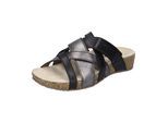Sandale JOSEF SEIBEL "Tonga 74, schwarz-kombi", Damen, Gr. 40, schwarz (schwarz, kombi), Obermaterial: 100% Rindsleder Leather cow., Schuhe Sandale