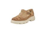 Slipper PAUL GREEN "Paul Green Slipper Veloursleder", Damen, Gr. 42, braun, Veloursleder, Schuhe Slipper