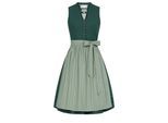 Dirndl NÜBLER "Dirndl Midi Frieda", Damen, Gr. 44, EURO, grün, Obermaterial: 100% Baumwolle CO., Kleider