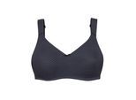 Bügelloser BH SUSA "BH ohne Bügel Montreal", Damen, Gr. 110, Cup B, schwarz, Stoff, Obermaterial: 75% Polyamid PA. 25% Elasthan EL., BHs
