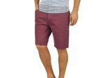 Chinoshorts SOLID "Chinoshorts SDPinhel", Herren, Gr. XL, N-Gr, rot (wine rot), Obermaterial: 100% Baumwolle CO., Hosen Chinoshorts