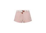 Chinoshorts OXMO "Chinoshorts OXChanett", Damen, Gr. 42, N-Gr, rosa (pale mauve), Obermaterial: 98% Baumwolle CO. 2% Elasthan EL., Hosen Chinoshorts