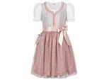 Dirndl NÜBLER "Kinderdirndl Lina", Mädchen, Gr. 128, EURO, beige, Obermaterial: 100% Polyester PES., Kleider