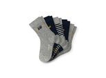 Kurzsocken SCHIESSER "Socken Legwear Kids 5er Pack", Mädchen, Gr. 27-30, grau, Obermaterial: 75% Baumwolle CO. 24% Polyamid PA. 1% Elasthan EL., Socken