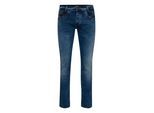 5-Pocket-Jeans BLEND "5-Pocket-Hose BHBlizzard", Herren, Gr. 31, Länge 34, blau (denim middle blau), Obermaterial: 98% Baumwolle CO. 2% Elasthan EL., Hosen 5-Pocket-Jeans