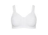 Entlastungs-BH SUSA "Vorderverschluss BH London", Damen, Gr. 85, Cup D, weiß, Stoff, Obermaterial: 77% Polyamid PA. 23% Elasthan EL., BHs Entlastungs-BH