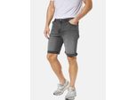 Bermudas BABISTA "Jeansbermuda CARZINI", Herren, Gr. 50, N-Gr, grau, Obermaterial: 99% Baumwolle CO. 1% Elasthan EL., Hosen Bermudas